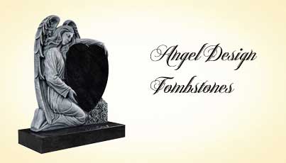 Nouveau design pleurant des pierres tombales d'ange